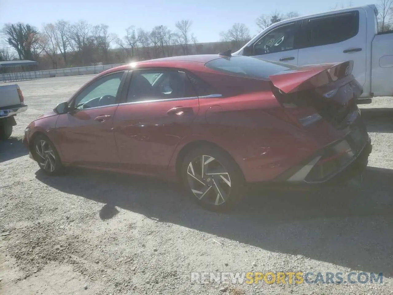2 Photograph of a damaged car KMHLS4DG7RU673973 HYUNDAI ELANTRA 2024