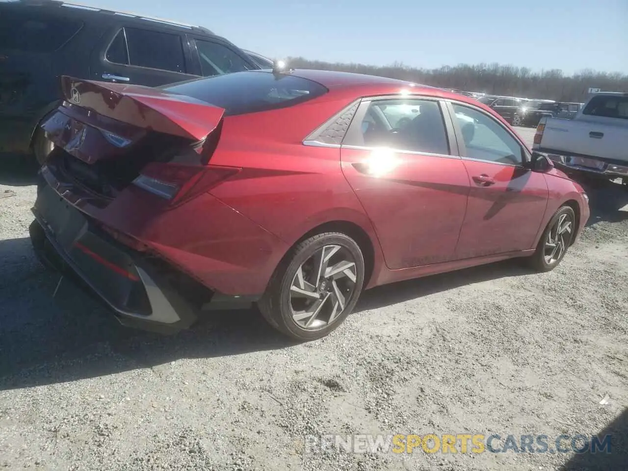 3 Photograph of a damaged car KMHLS4DG7RU673973 HYUNDAI ELANTRA 2024