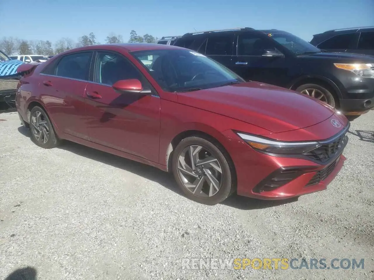 4 Photograph of a damaged car KMHLS4DG7RU673973 HYUNDAI ELANTRA 2024