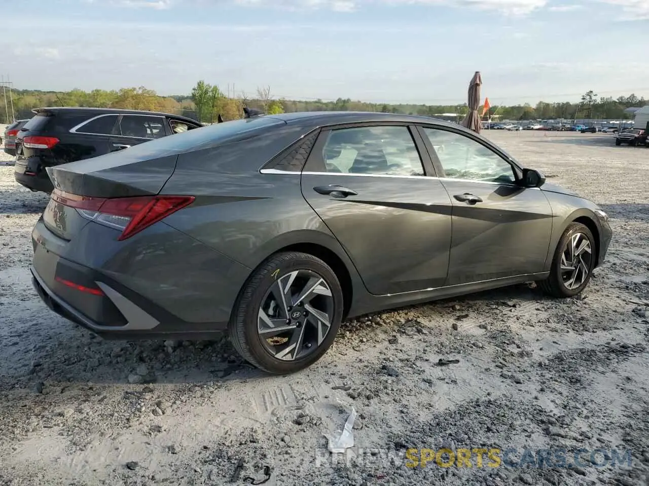 3 Photograph of a damaged car KMHLS4DG7RU688683 HYUNDAI ELANTRA 2024