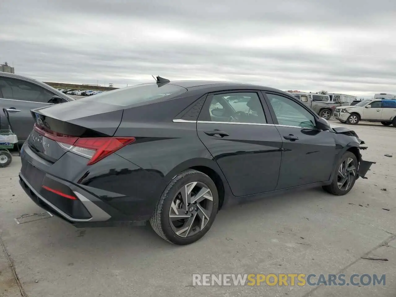 3 Photograph of a damaged car KMHLS4DG7RU698064 HYUNDAI ELANTRA 2024