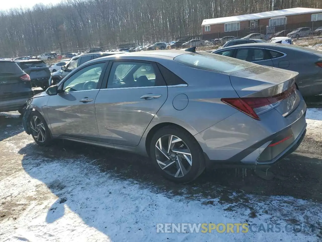 2 Photograph of a damaged car KMHLS4DG7RU749093 HYUNDAI ELANTRA 2024