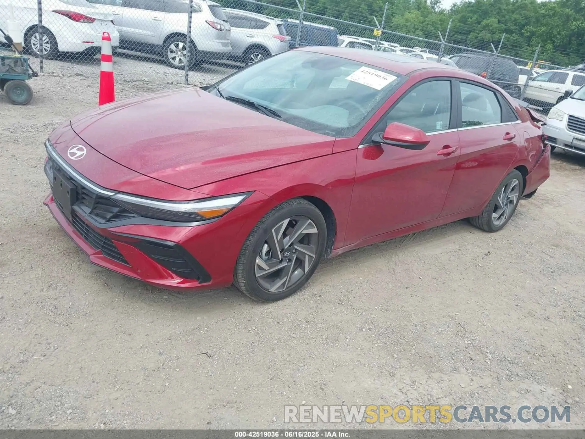 2 Photograph of a damaged car KMHLS4DG7RU753774 HYUNDAI ELANTRA 2024