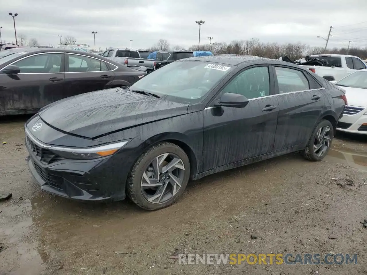 1 Photograph of a damaged car KMHLS4DG7RU778853 HYUNDAI ELANTRA 2024