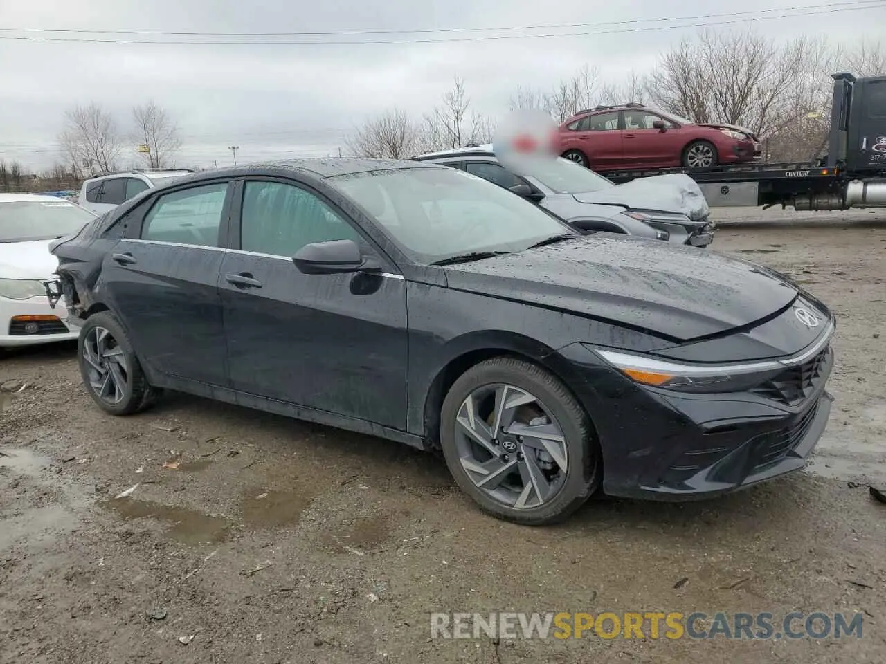 4 Photograph of a damaged car KMHLS4DG7RU778853 HYUNDAI ELANTRA 2024