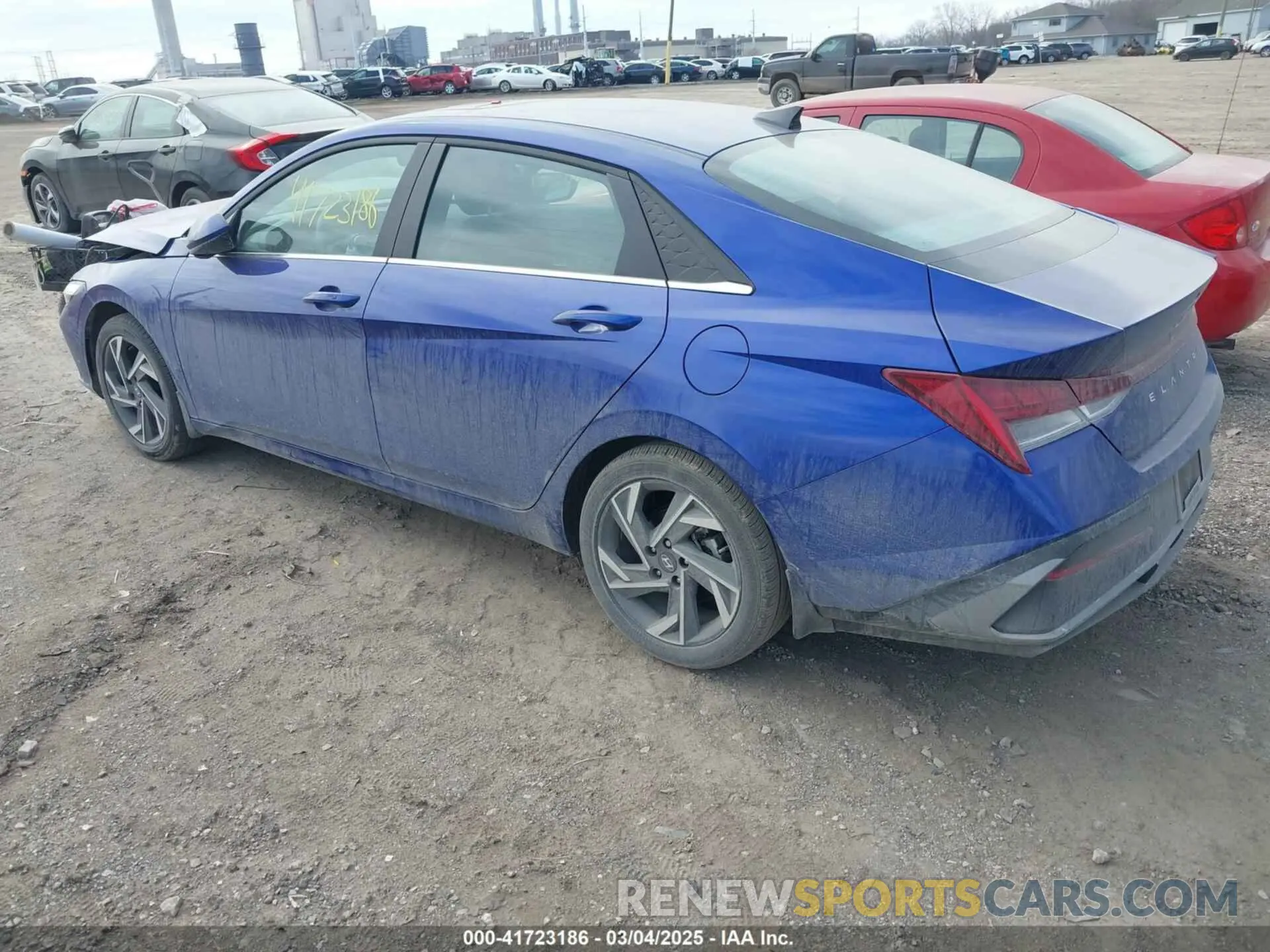 3 Photograph of a damaged car KMHLS4DG7RU789285 HYUNDAI ELANTRA 2024