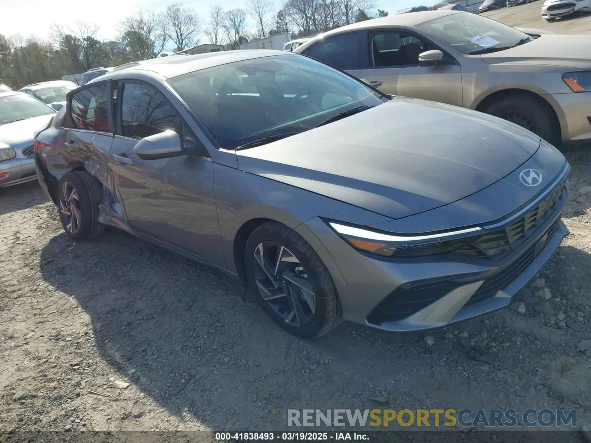 1 Photograph of a damaged car KMHLS4DG7RU807459 HYUNDAI ELANTRA 2024