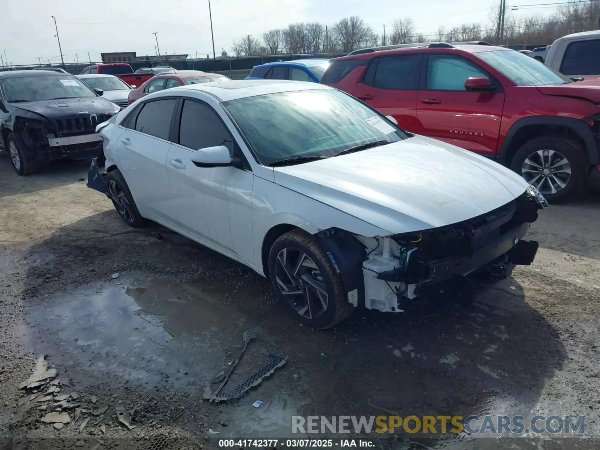 1 Photograph of a damaged car KMHLS4DG8RU646944 HYUNDAI ELANTRA 2024