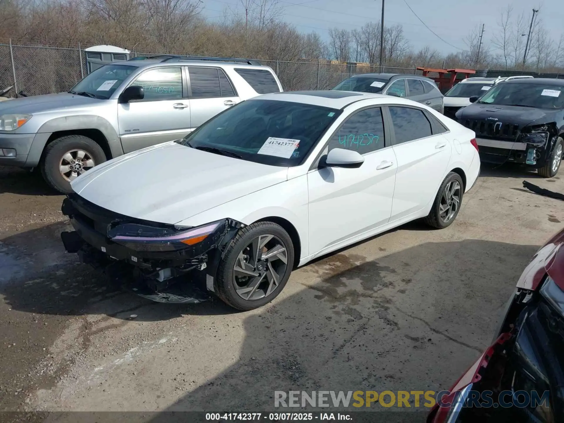 2 Photograph of a damaged car KMHLS4DG8RU646944 HYUNDAI ELANTRA 2024