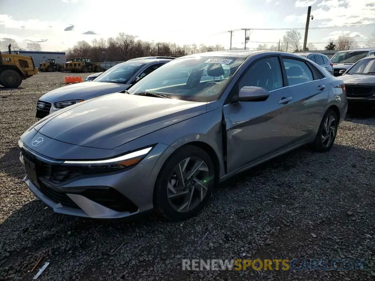 1 Photograph of a damaged car KMHLS4DG8RU767599 HYUNDAI ELANTRA 2024