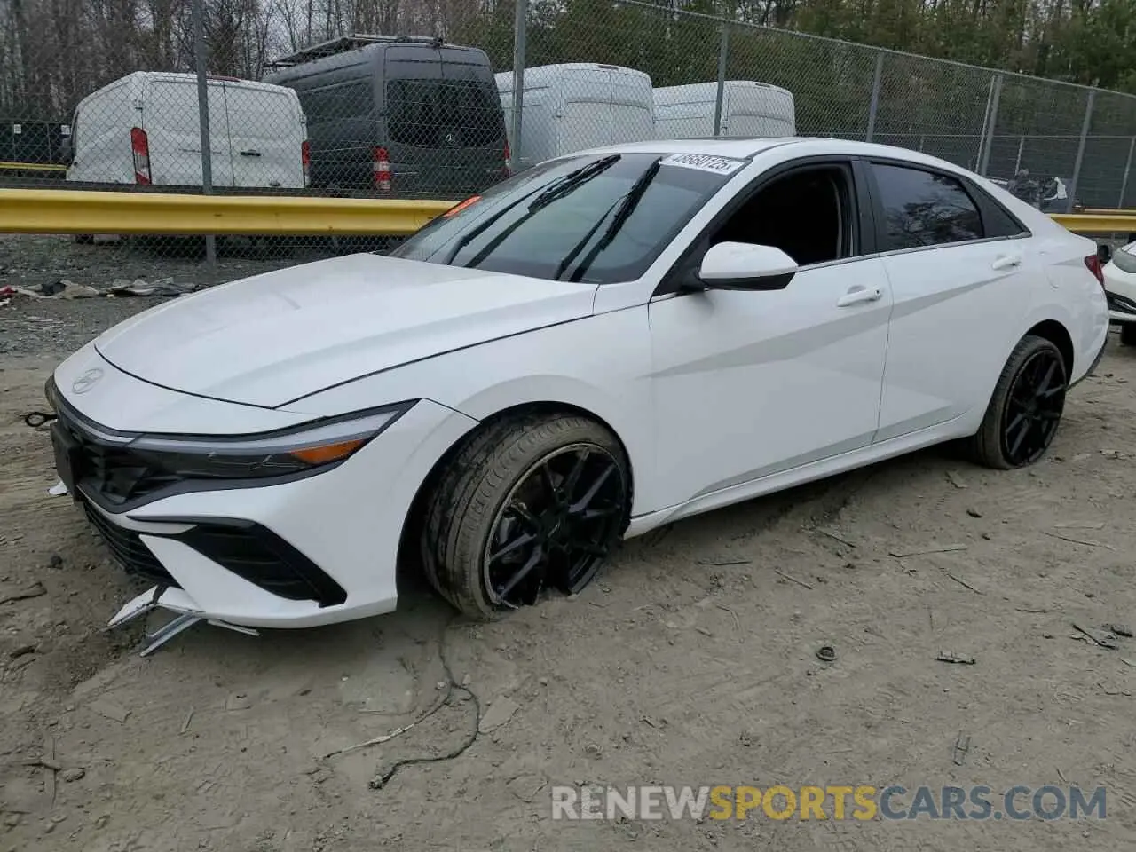 1 Photograph of a damaged car KMHLS4DG9RU645267 HYUNDAI ELANTRA 2024