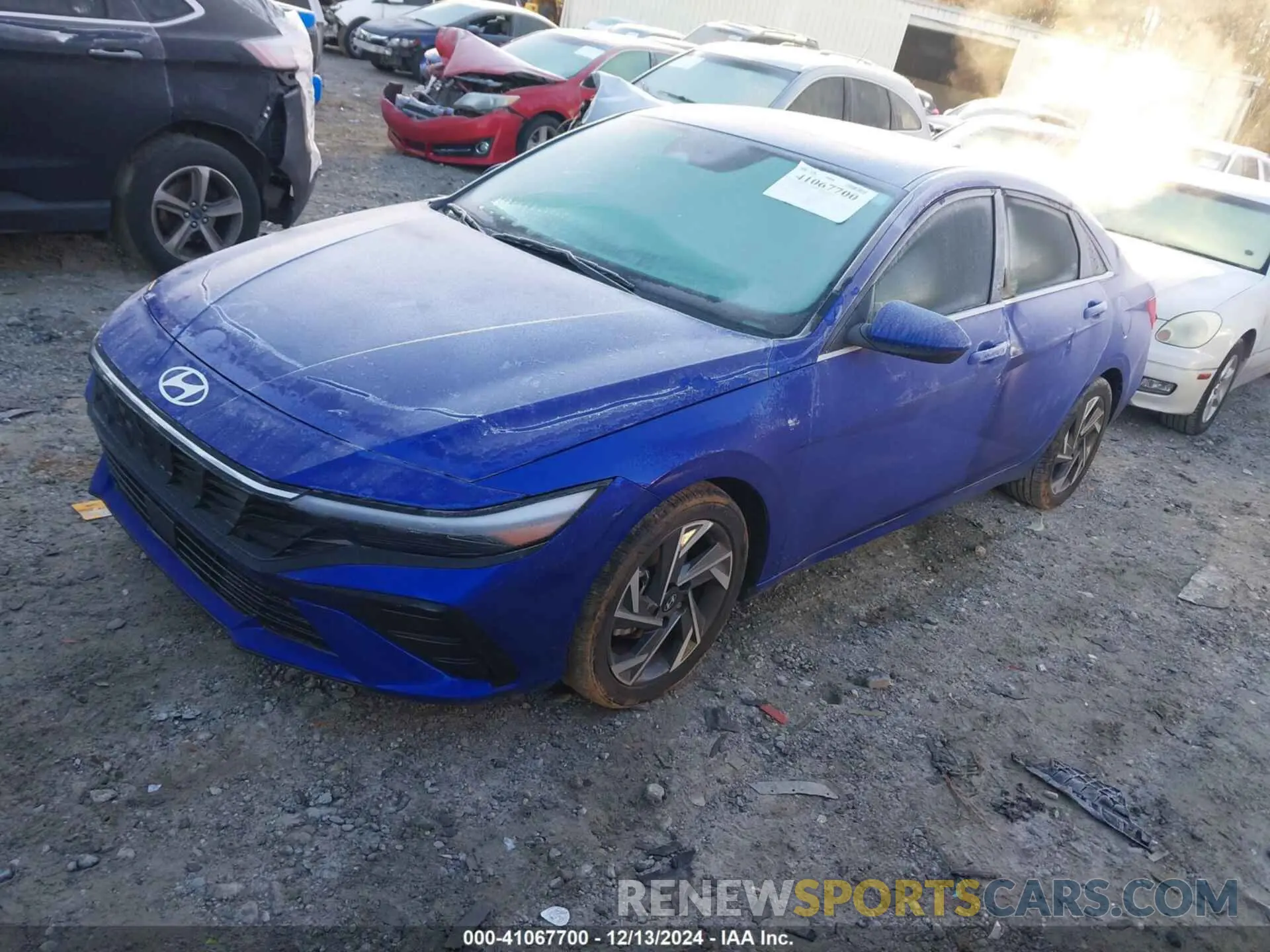 2 Photograph of a damaged car KMHLS4DG9RU661811 HYUNDAI ELANTRA 2024