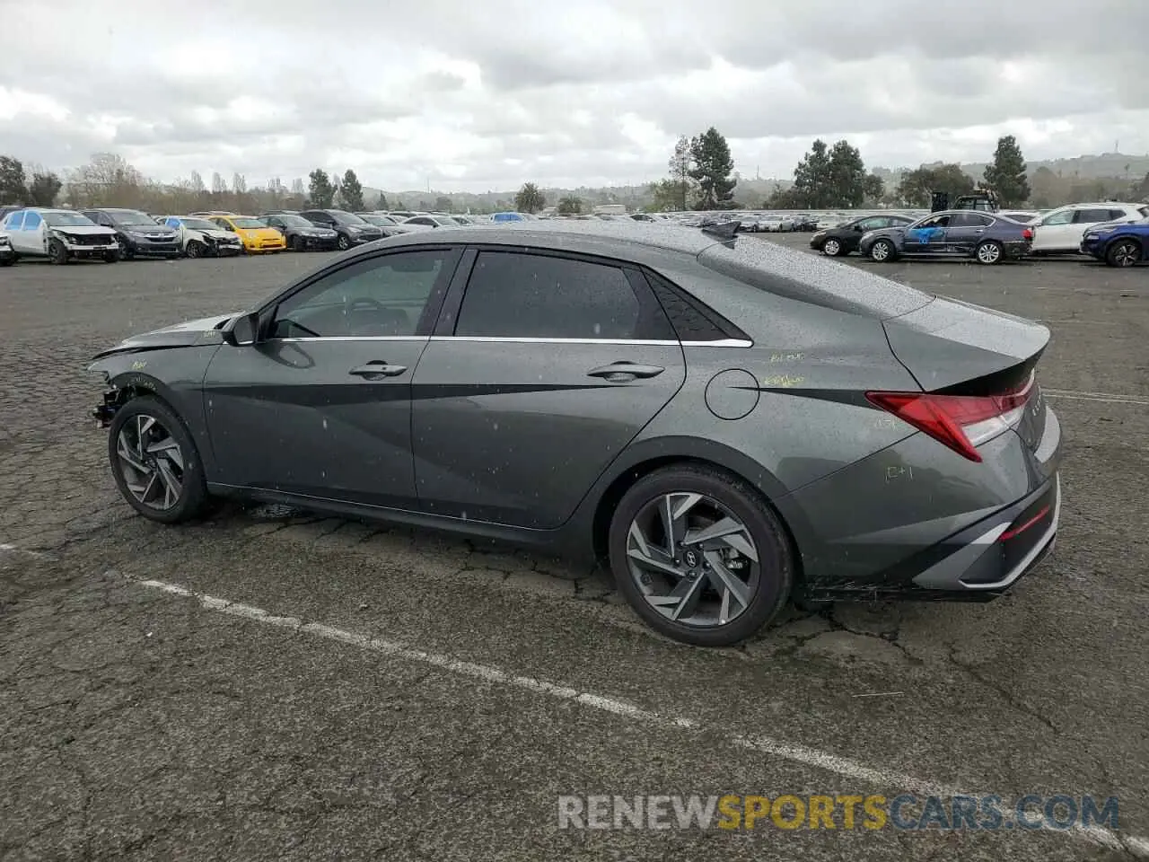 2 Photograph of a damaged car KMHLS4DG9RU691309 HYUNDAI ELANTRA 2024