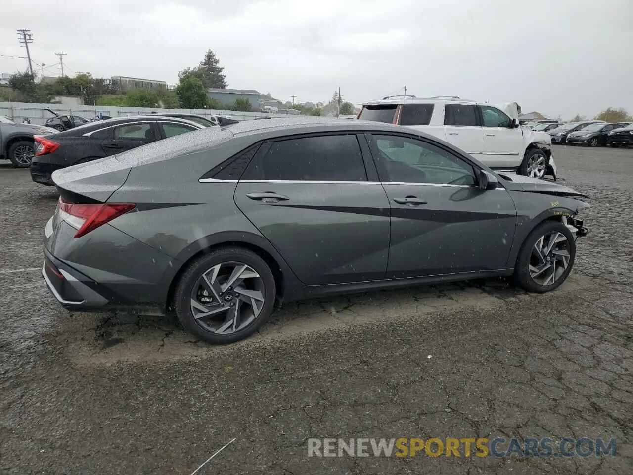 3 Photograph of a damaged car KMHLS4DG9RU691309 HYUNDAI ELANTRA 2024