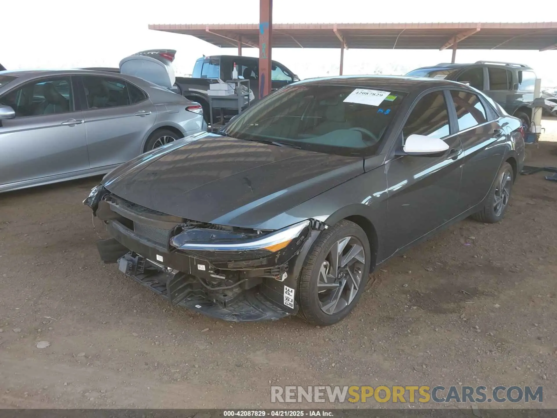 2 Photograph of a damaged car KMHLS4DGXRU673207 HYUNDAI ELANTRA 2024