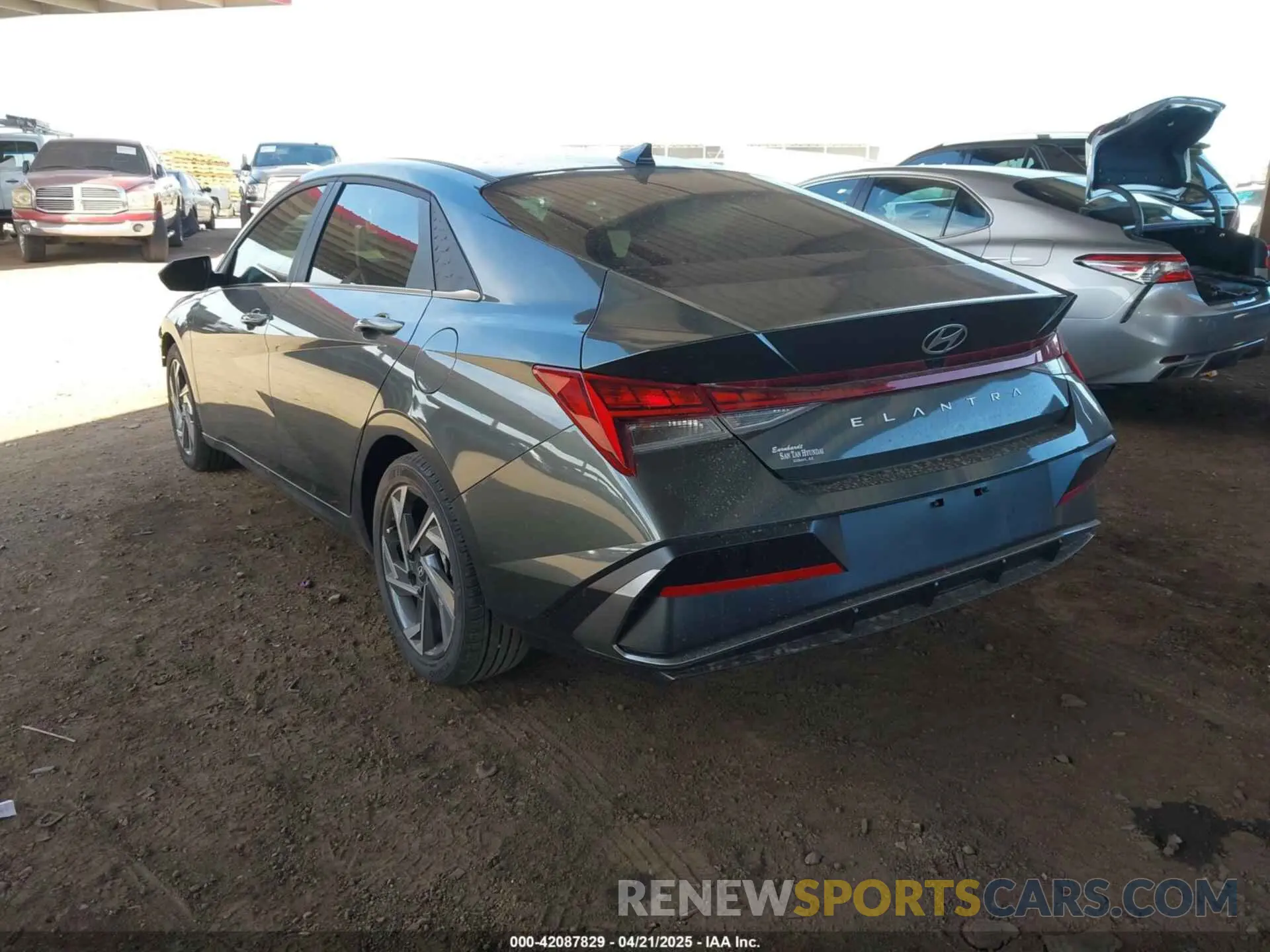 3 Photograph of a damaged car KMHLS4DGXRU673207 HYUNDAI ELANTRA 2024