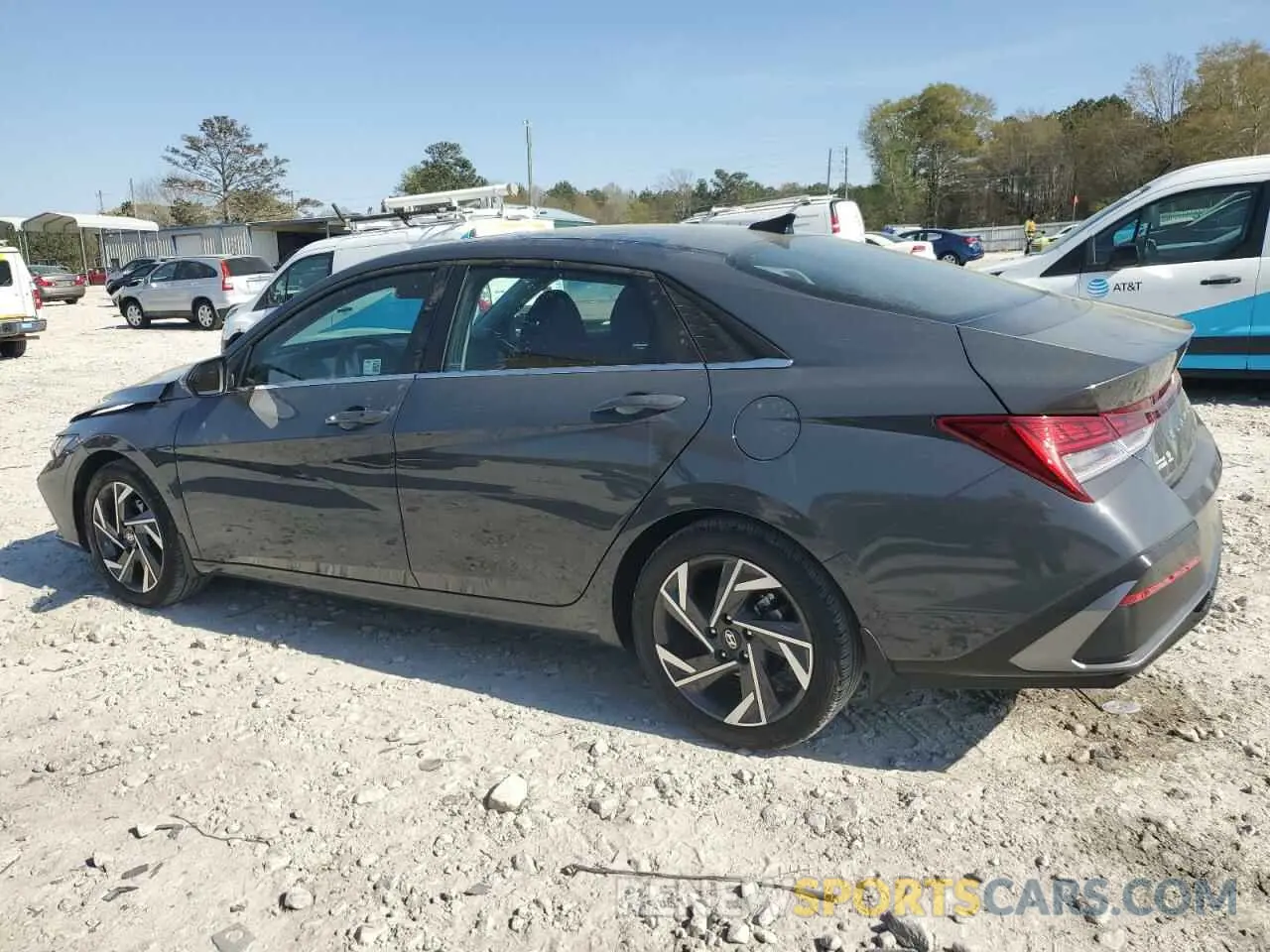 2 Photograph of a damaged car KMHLS4DGXRU688208 HYUNDAI ELANTRA 2024
