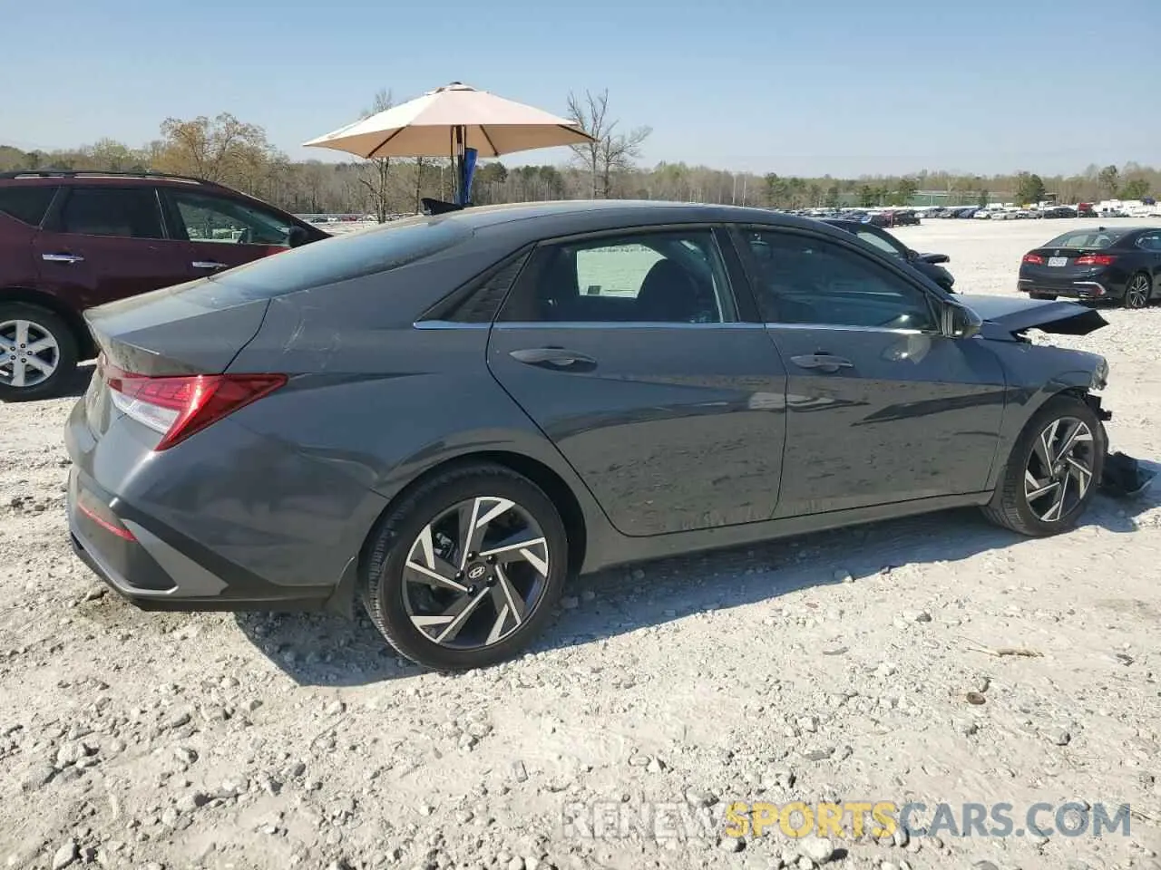 3 Photograph of a damaged car KMHLS4DGXRU688208 HYUNDAI ELANTRA 2024