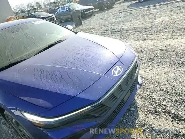 10 Photograph of a damaged car KMHLS4DGXRU689763 HYUNDAI ELANTRA 2024