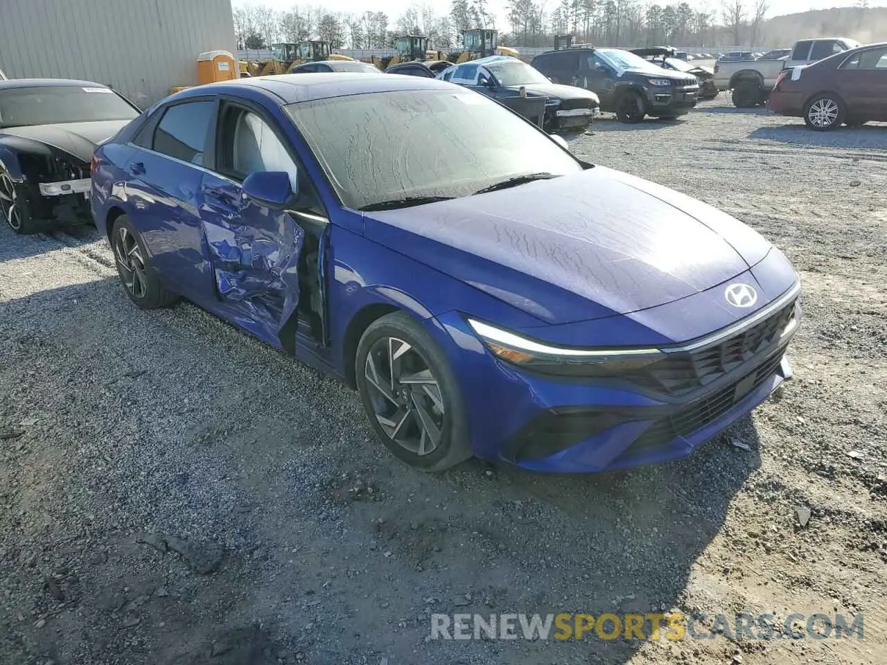 4 Photograph of a damaged car KMHLS4DGXRU689763 HYUNDAI ELANTRA 2024