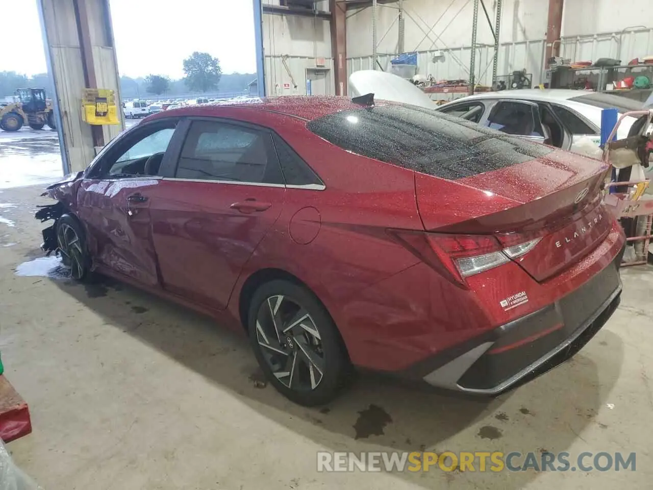 2 Photograph of a damaged car KMHLS4DGXRU699760 HYUNDAI ELANTRA 2024