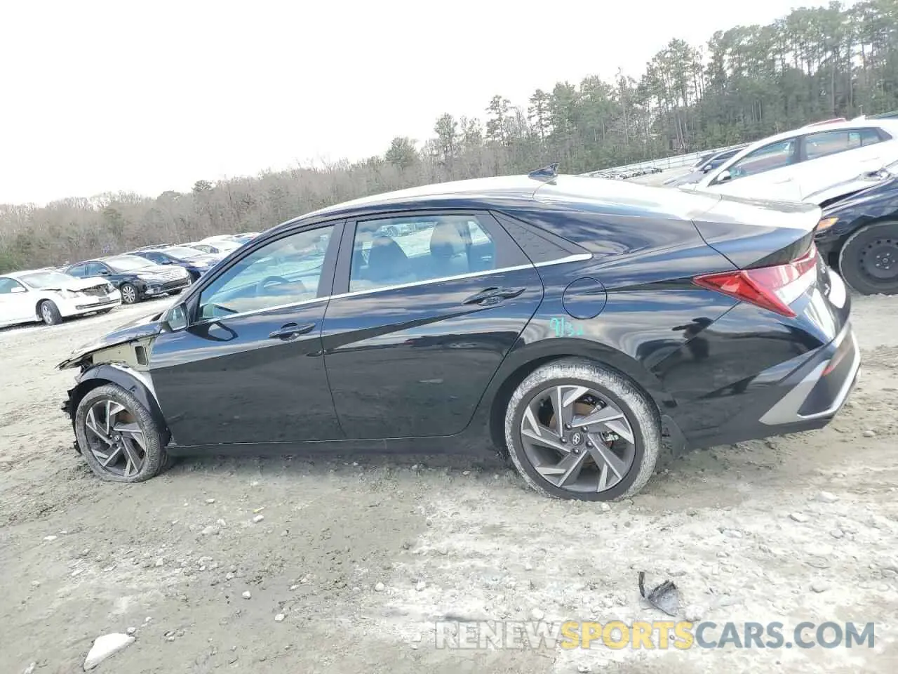 2 Photograph of a damaged car KMHLS4DGXRU707971 HYUNDAI ELANTRA 2024