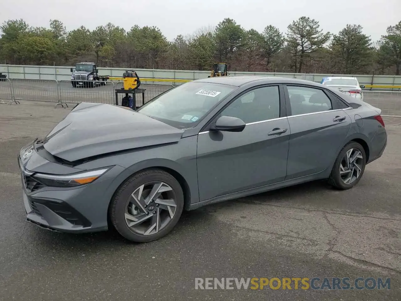 1 Photograph of a damaged car KMHLS4DGXRU809030 HYUNDAI ELANTRA 2024