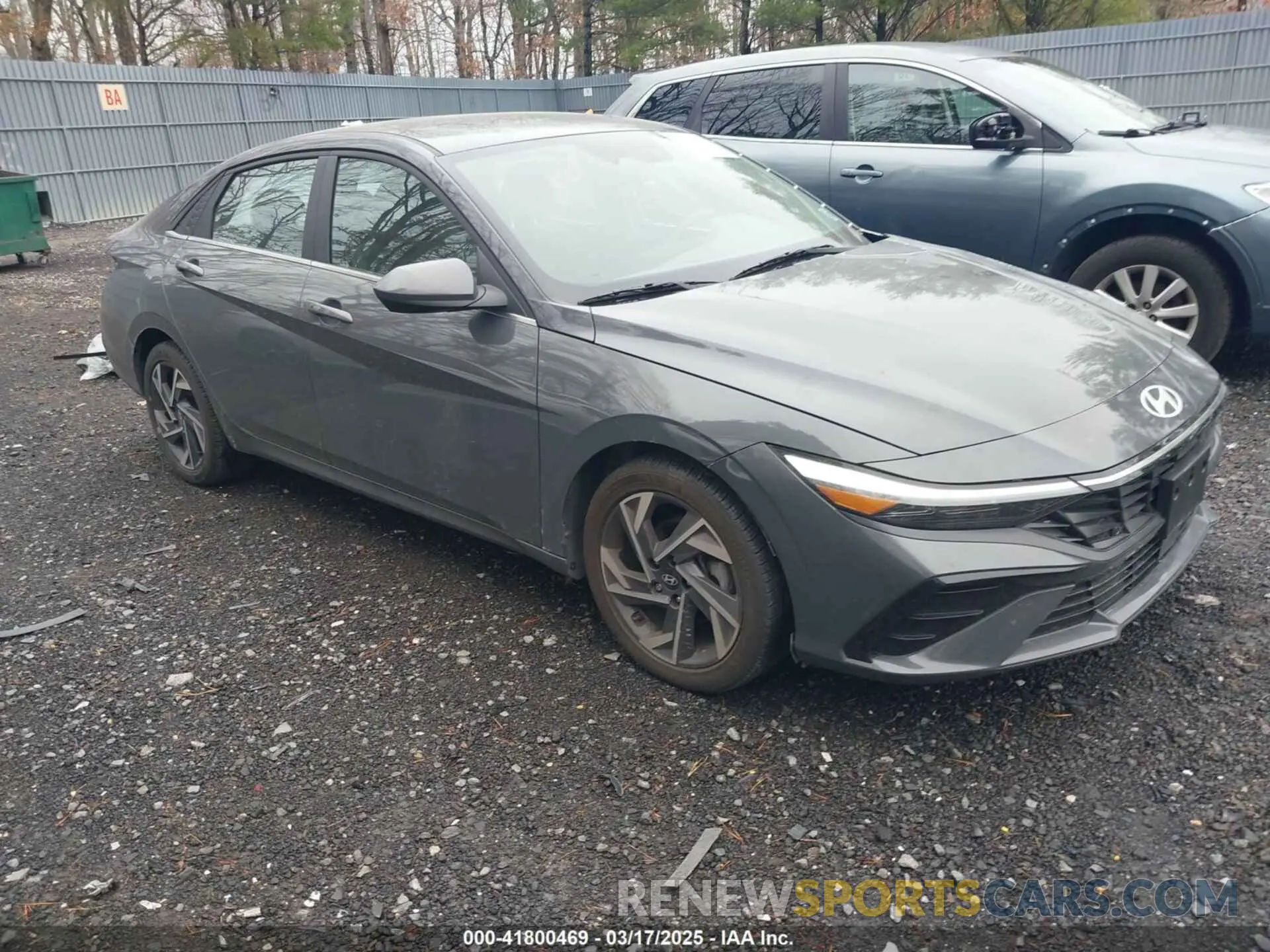 1 Photograph of a damaged car KMHLS4DGXRU809075 HYUNDAI ELANTRA 2024