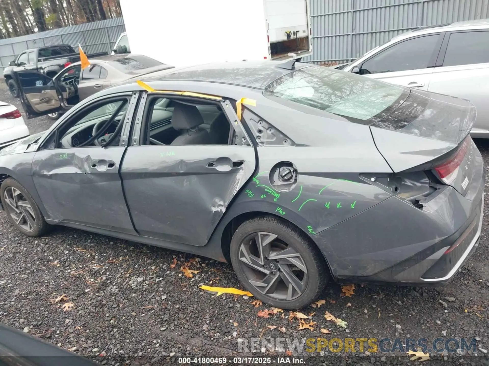 14 Photograph of a damaged car KMHLS4DGXRU809075 HYUNDAI ELANTRA 2024