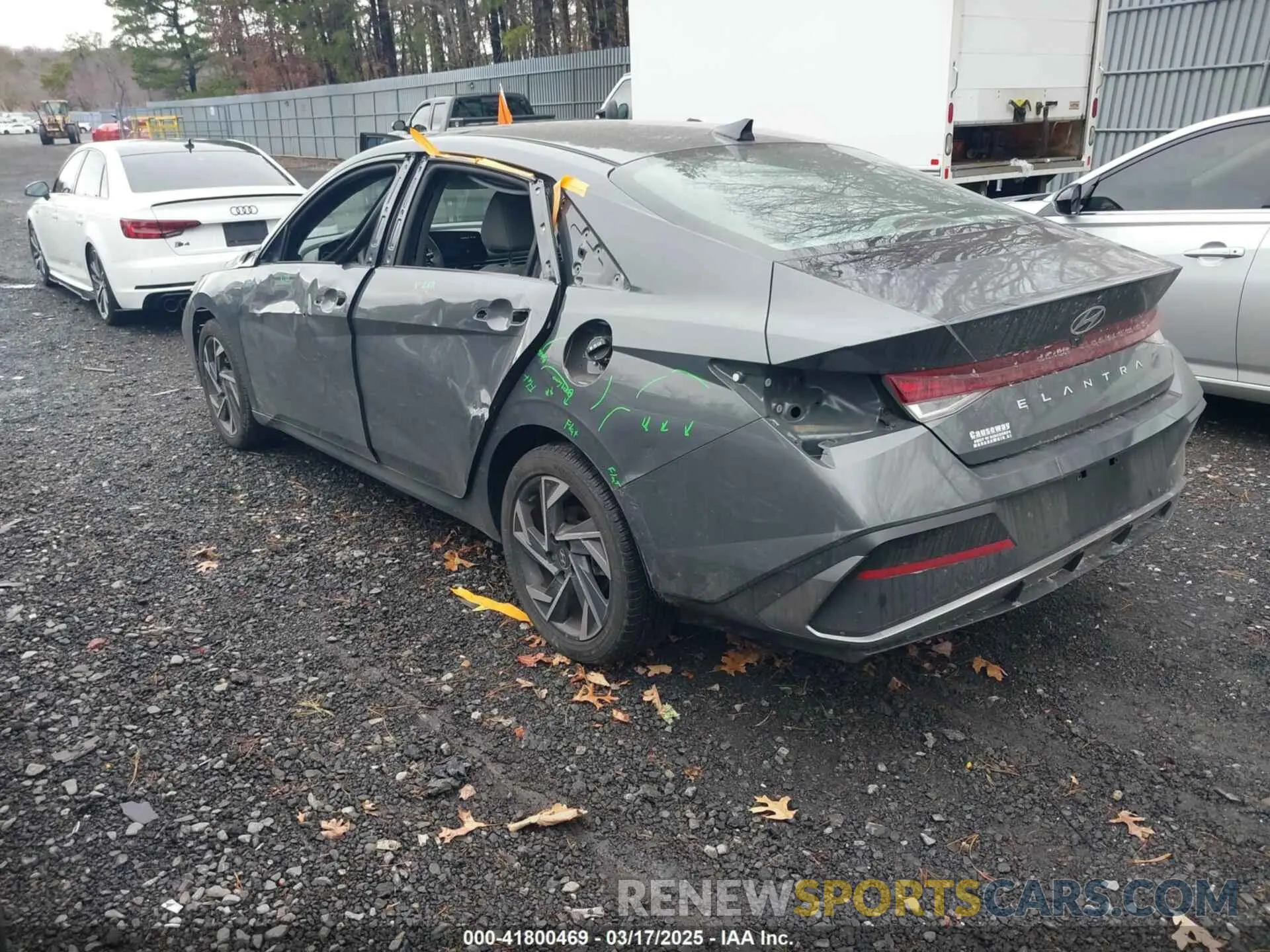 3 Photograph of a damaged car KMHLS4DGXRU809075 HYUNDAI ELANTRA 2024