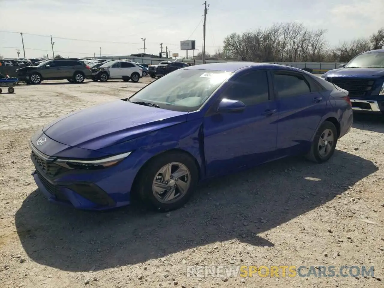 1 Photograph of a damaged car KMHLL4DG3SU917766 HYUNDAI ELANTRA 2025