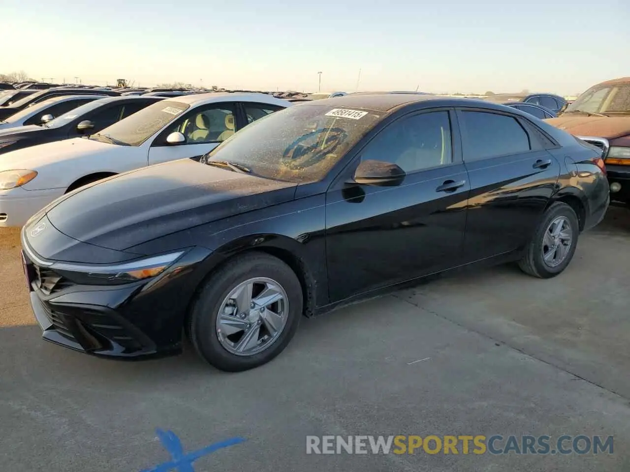 1 Photograph of a damaged car KMHLL4DGXSU955236 HYUNDAI ELANTRA 2025