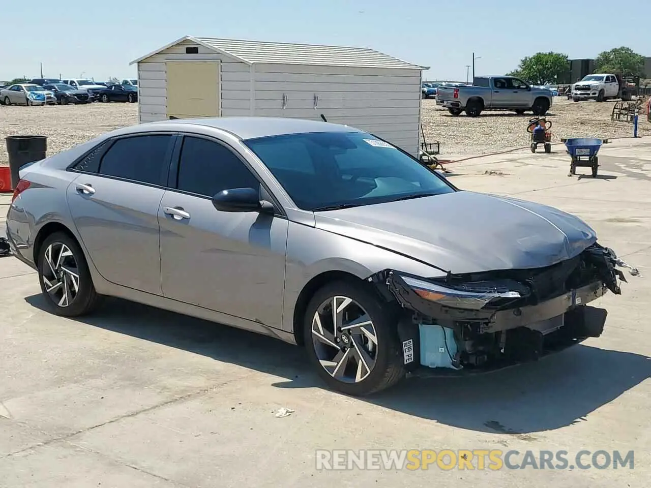 4 Photograph of a damaged car KMHLM4DG0SU933503 HYUNDAI ELANTRA 2025
