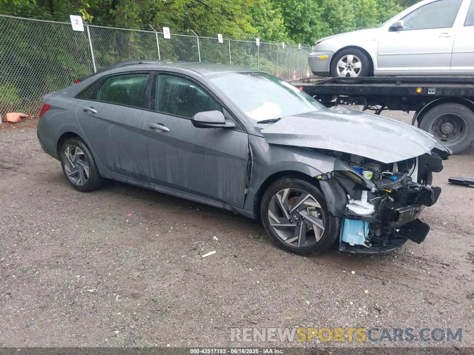 1 Photograph of a damaged car KMHLM4DG1SU876146 HYUNDAI ELANTRA 2025