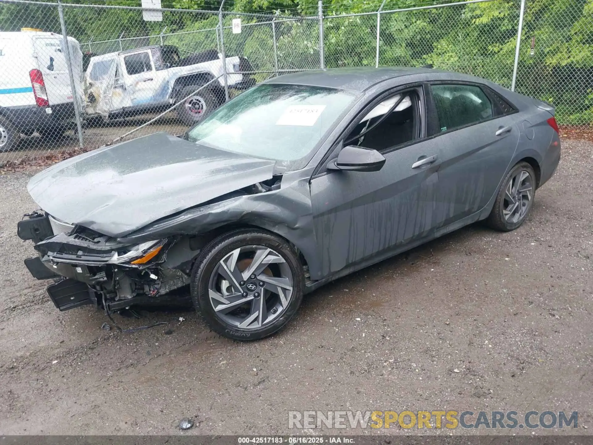 2 Photograph of a damaged car KMHLM4DG1SU876146 HYUNDAI ELANTRA 2025