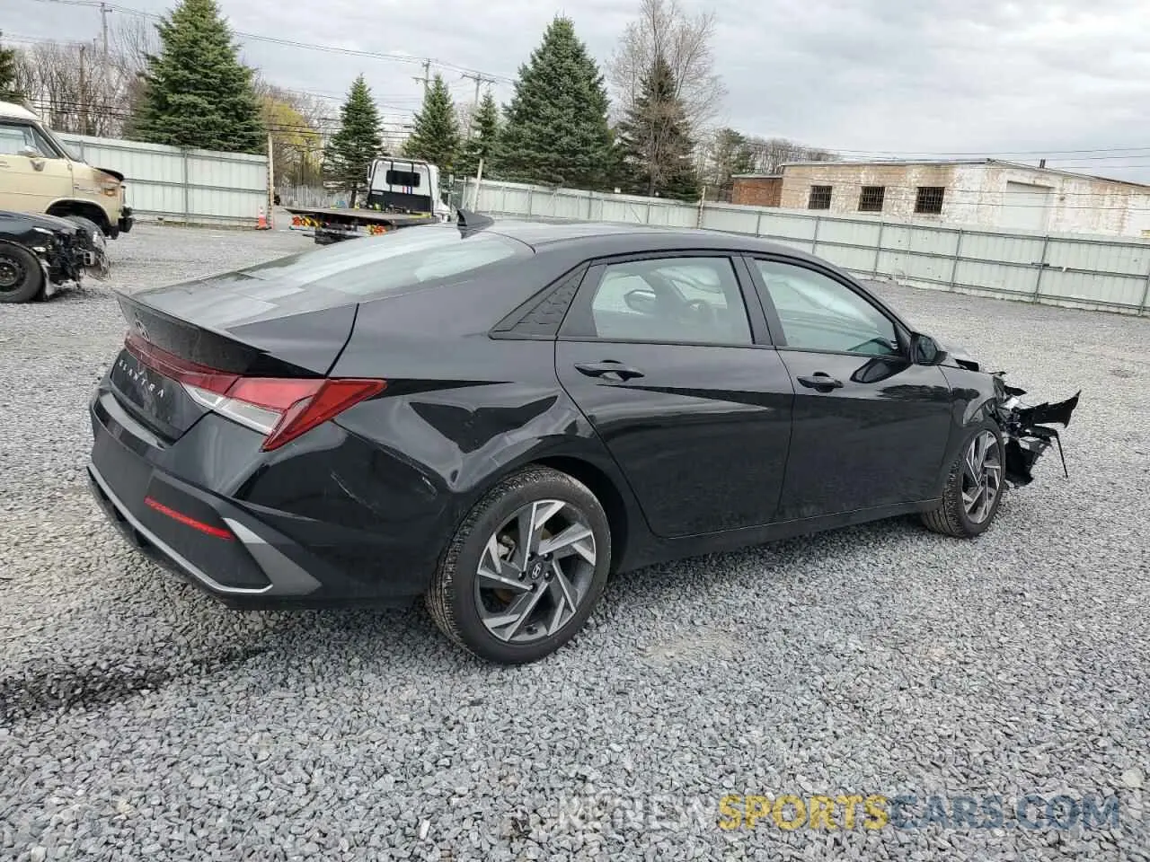 3 Photograph of a damaged car KMHLM4DG1SU887146 HYUNDAI ELANTRA 2025