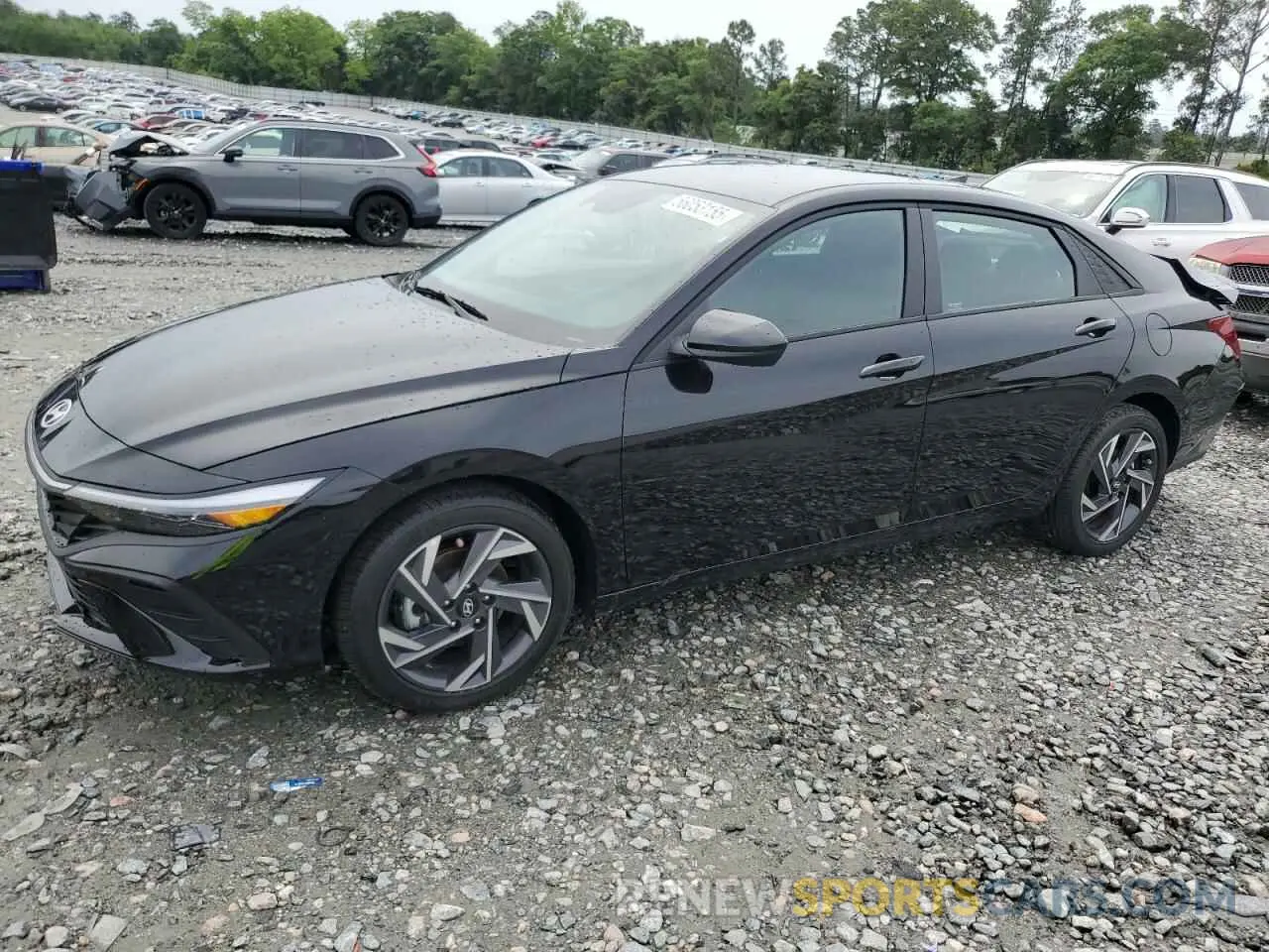 1 Photograph of a damaged car KMHLM4DG1SU903717 HYUNDAI ELANTRA 2025