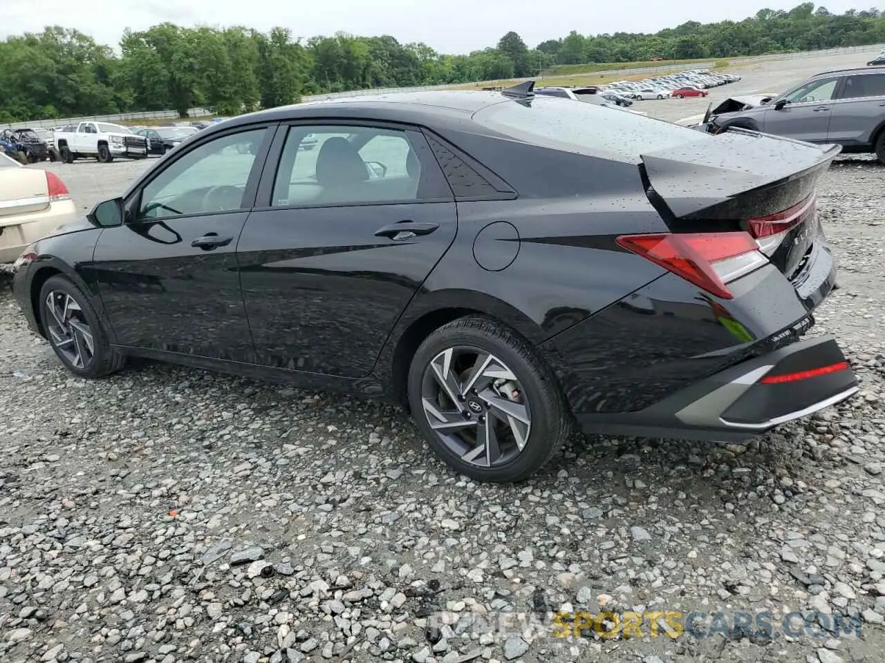 2 Photograph of a damaged car KMHLM4DG1SU903717 HYUNDAI ELANTRA 2025
