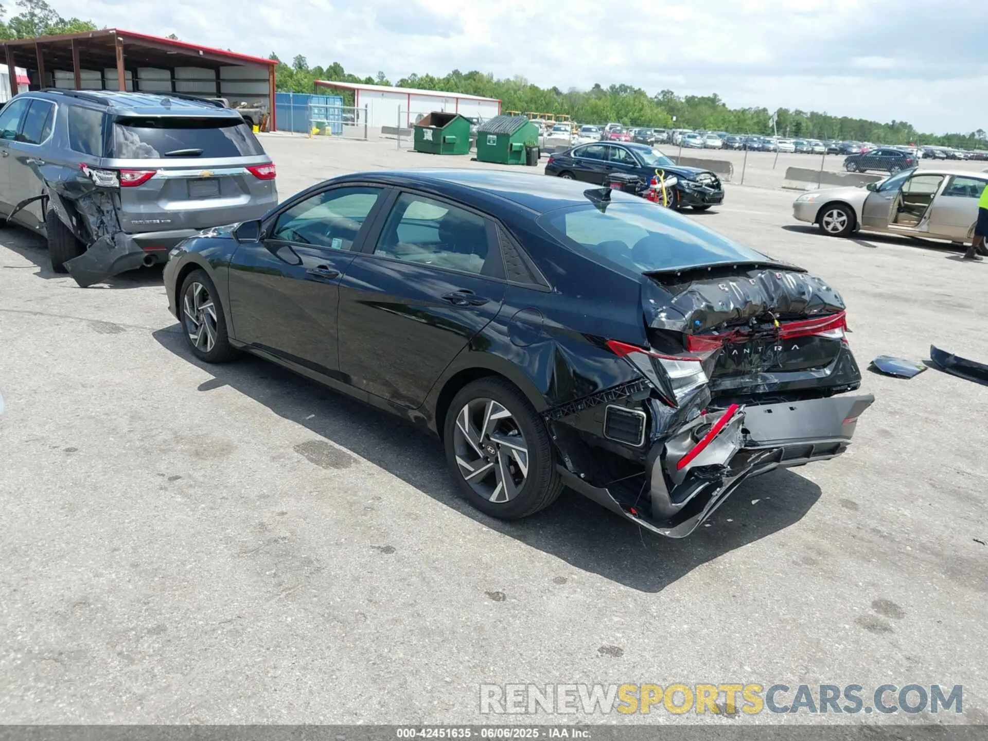 3 Photograph of a damaged car KMHLM4DG2SU888645 HYUNDAI ELANTRA 2025