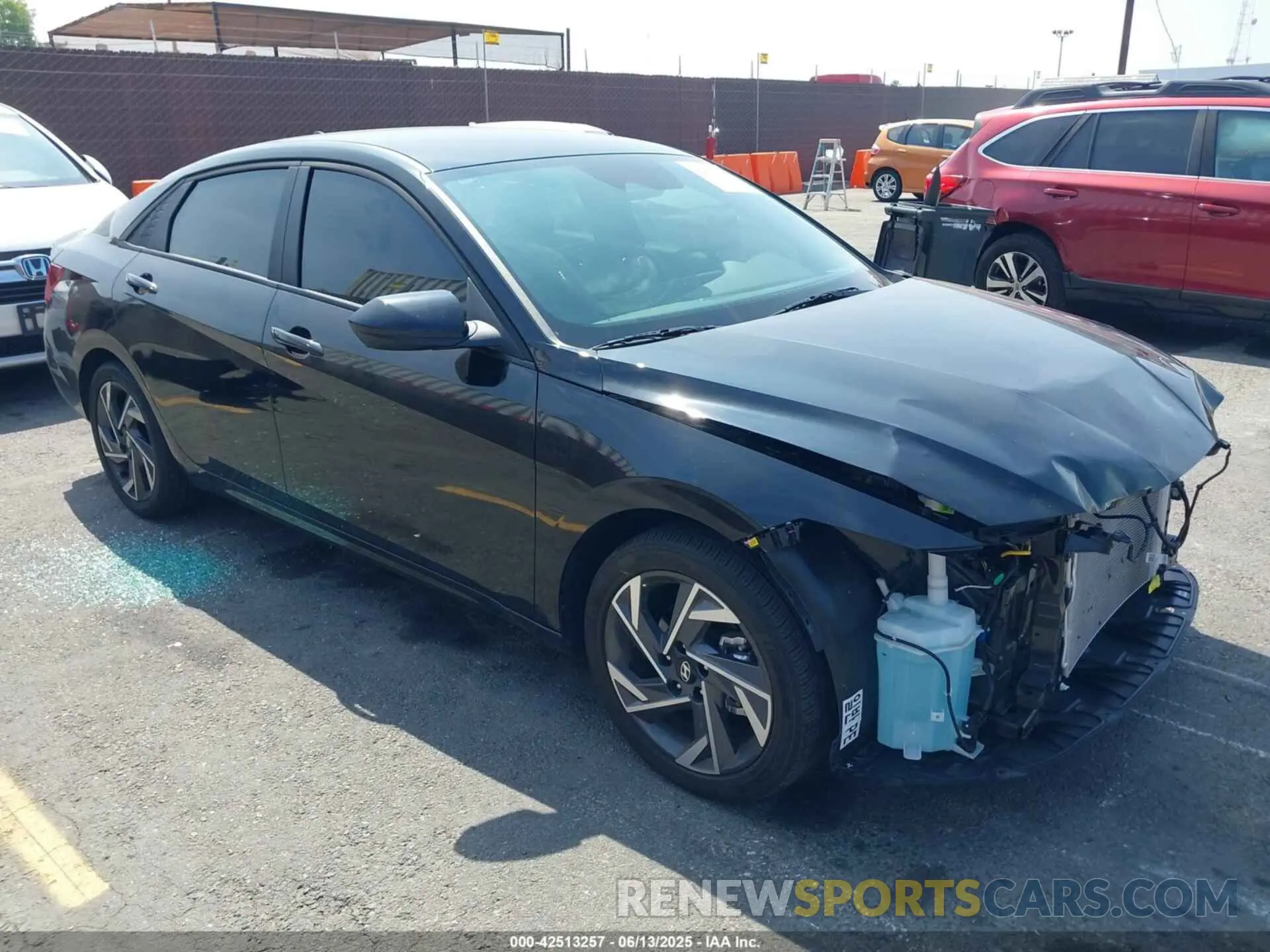 1 Photograph of a damaged car KMHLM4DG3SU871157 HYUNDAI ELANTRA 2025