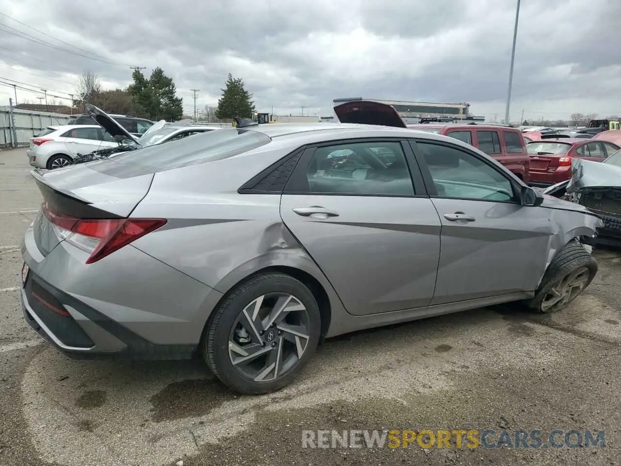 3 Photograph of a damaged car KMHLM4DG3SU881350 HYUNDAI ELANTRA 2025