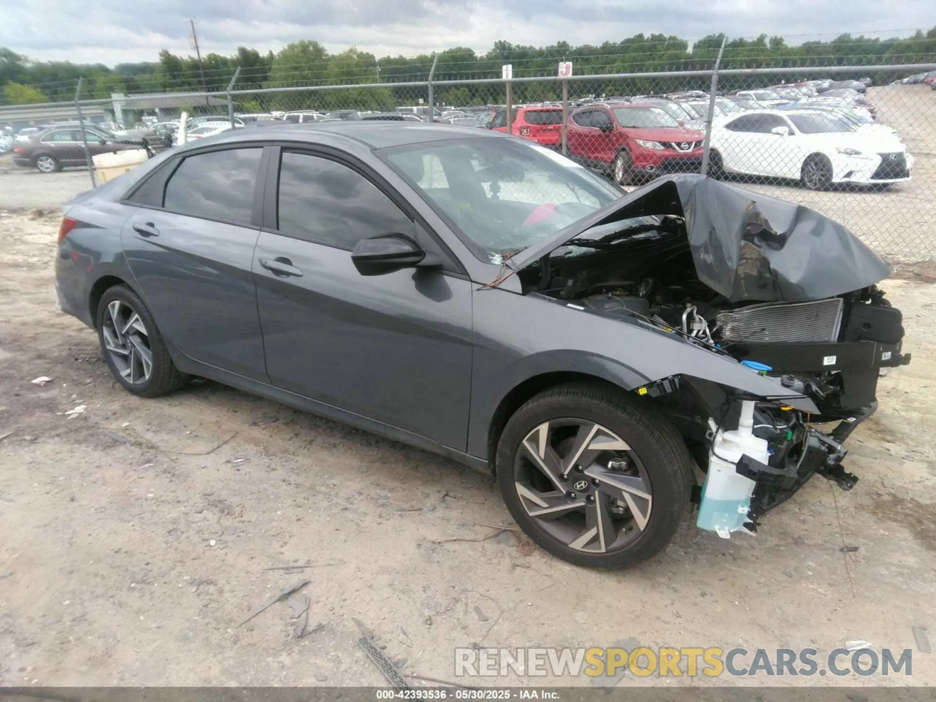 1 Photograph of a damaged car KMHLM4DG3SU895409 HYUNDAI ELANTRA 2025