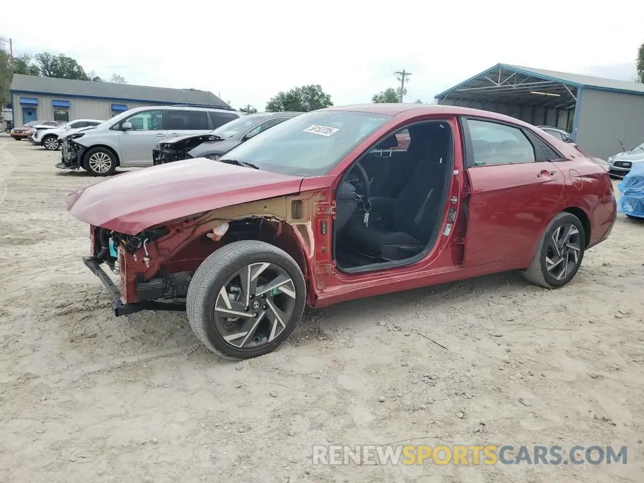 1 Photograph of a damaged car KMHLM4DG3SU895460 HYUNDAI ELANTRA 2025