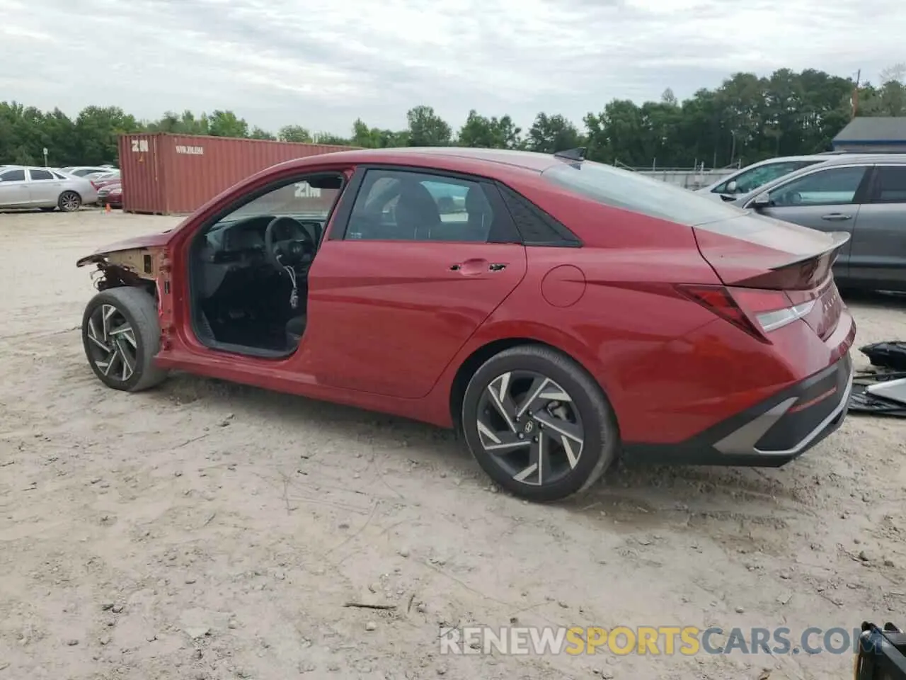 2 Photograph of a damaged car KMHLM4DG3SU895460 HYUNDAI ELANTRA 2025