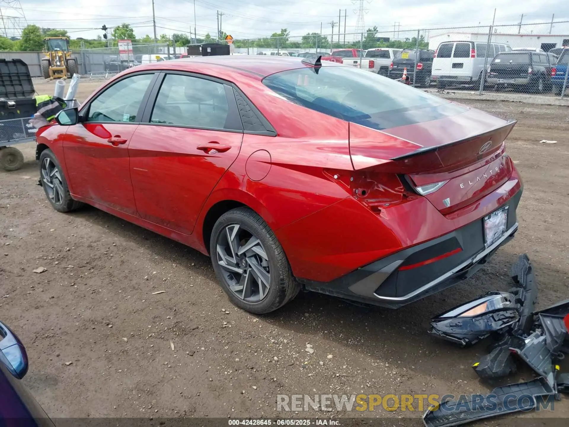 3 Photograph of a damaged car KMHLM4DG3SU909728 HYUNDAI ELANTRA 2025