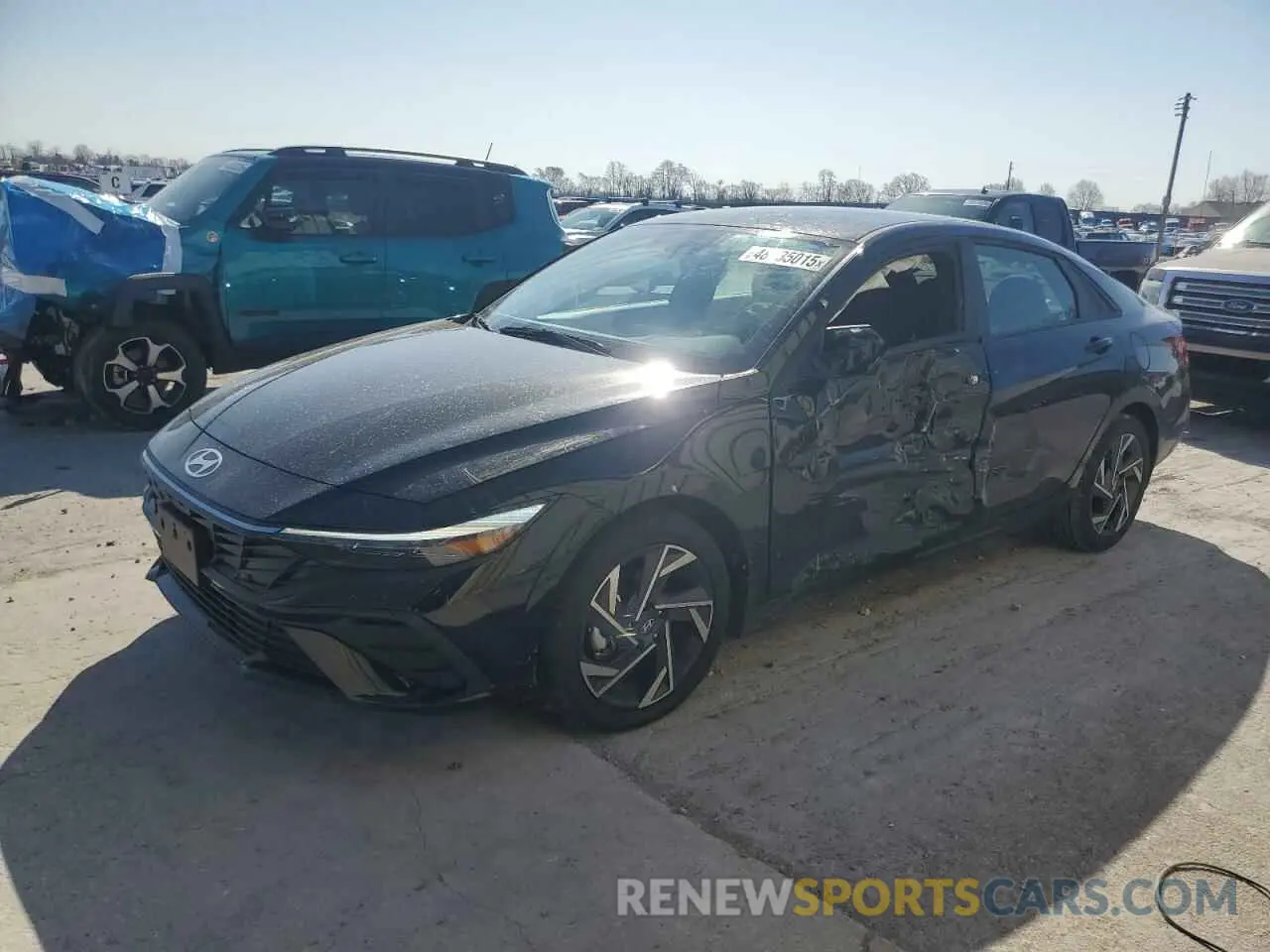 1 Photograph of a damaged car KMHLM4DG3SU916064 HYUNDAI ELANTRA 2025