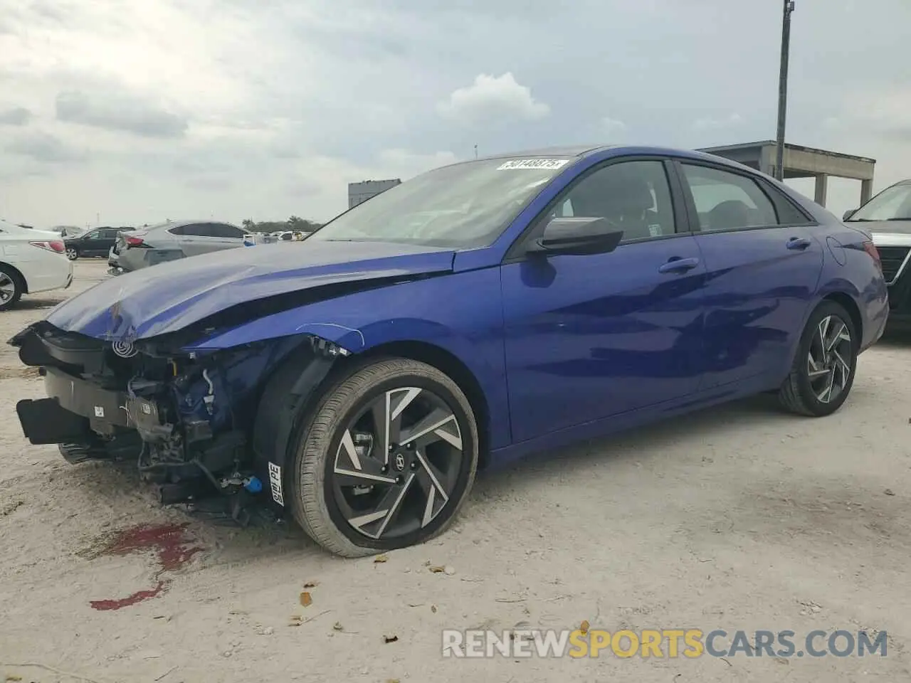 1 Photograph of a damaged car KMHLM4DG4SU891966 HYUNDAI ELANTRA 2025
