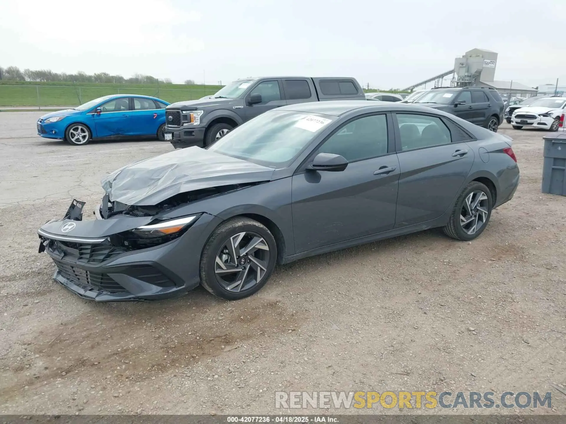 2 Photograph of a damaged car KMHLM4DG4SU956654 HYUNDAI ELANTRA 2025