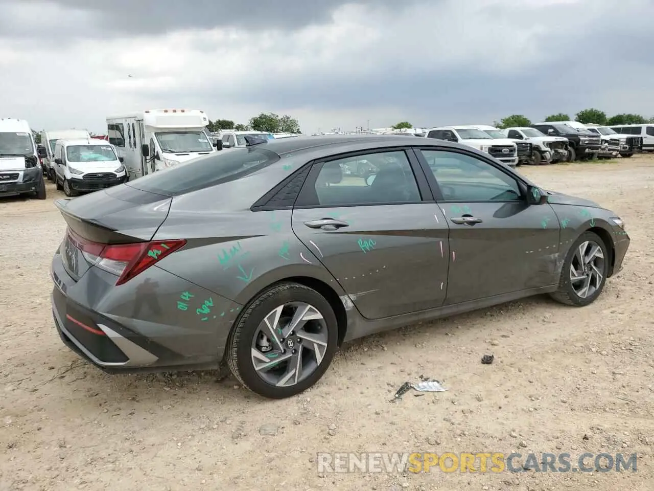 3 Photograph of a damaged car KMHLM4DG5SU938678 HYUNDAI ELANTRA 2025