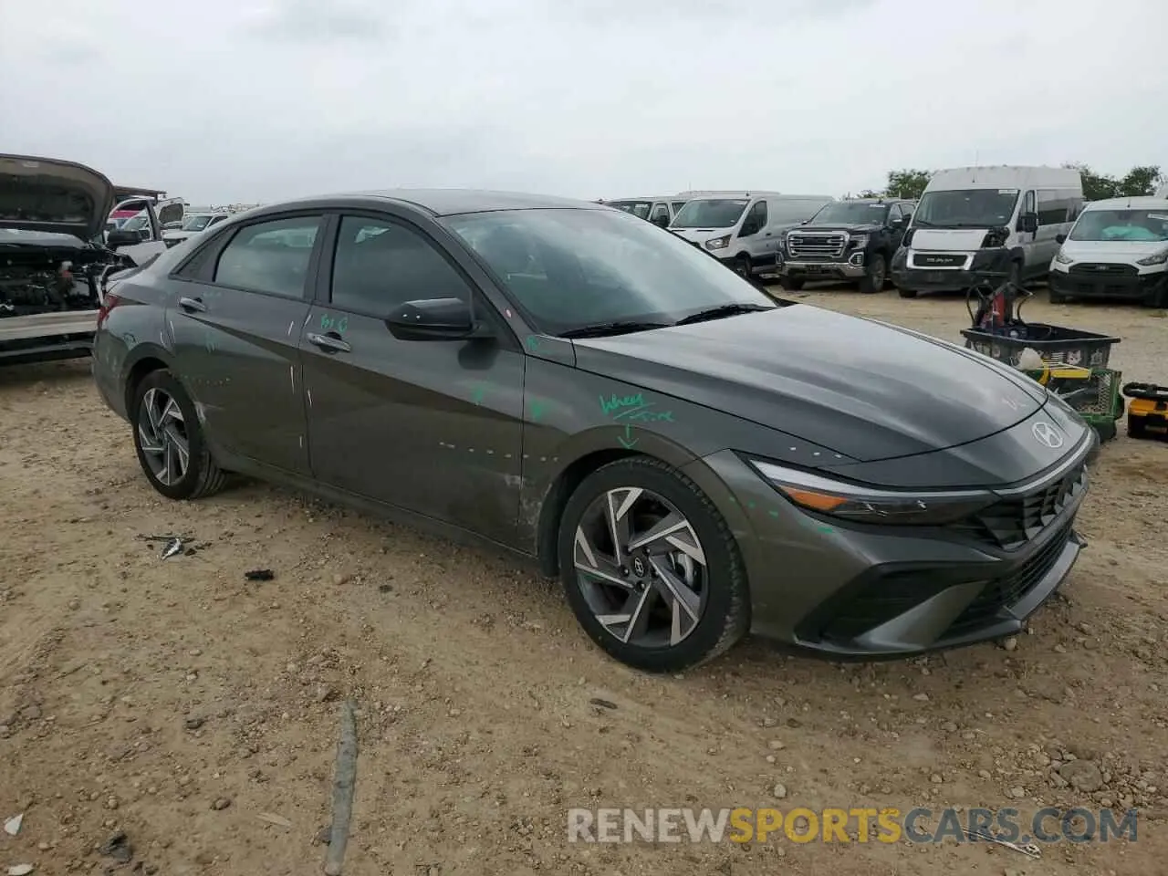 4 Photograph of a damaged car KMHLM4DG5SU938678 HYUNDAI ELANTRA 2025